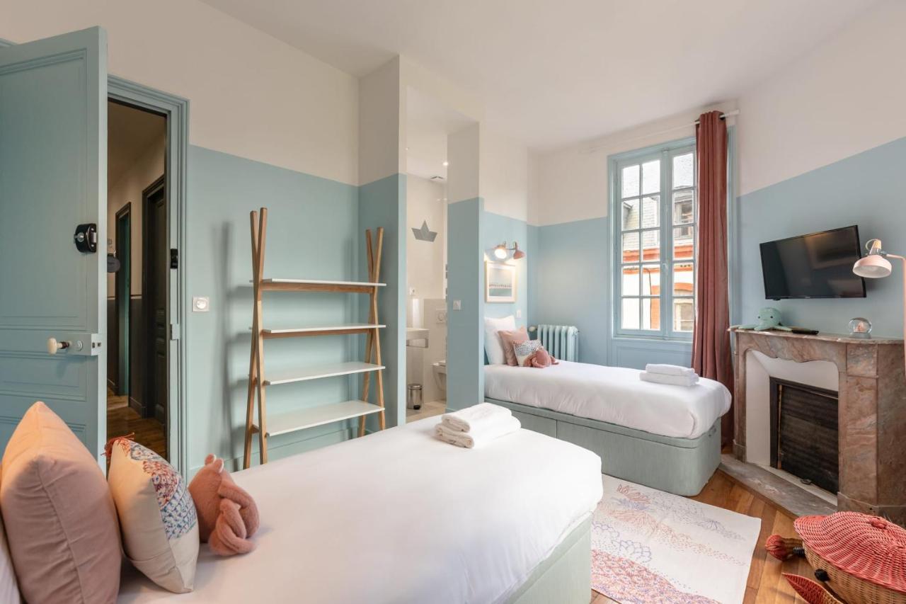 옹플뢰르 Le Manoir Des Embruns 14P - Location N1- Terrace- Public Parking 2 Min 빌라 외부 사진